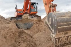 heavy equipment digging